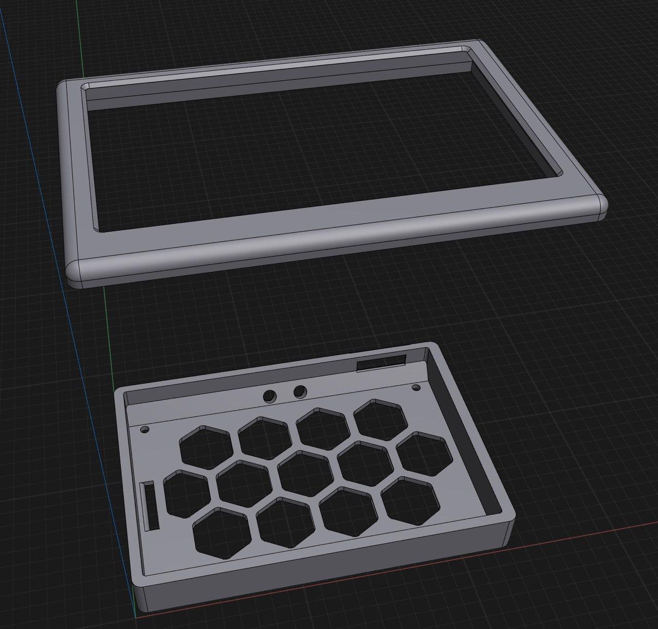 SW BTT Pi TFT43 Screen Enclosure.stl 3d model