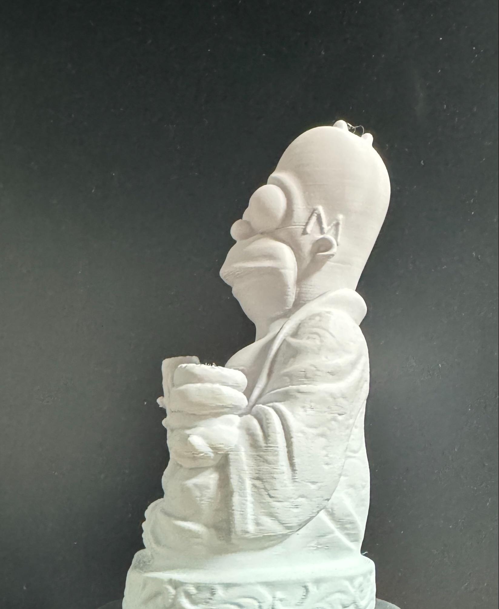 Homer Simpson | The Original Pop-Culture Buddha - Printed on Bambu P1S with Inland PLA `Matte Rainbow` - 3d model