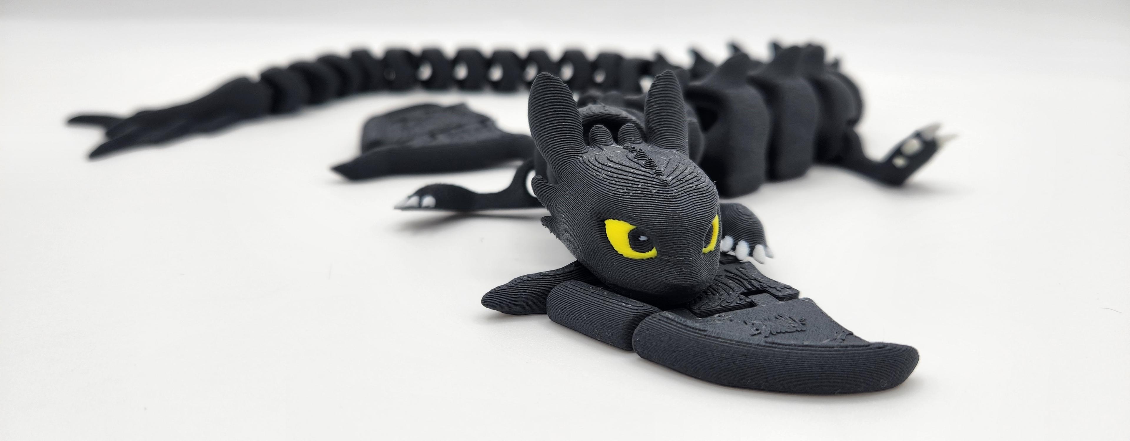 FLEXI TOOTHLESS & LIGHT FURY 3d model