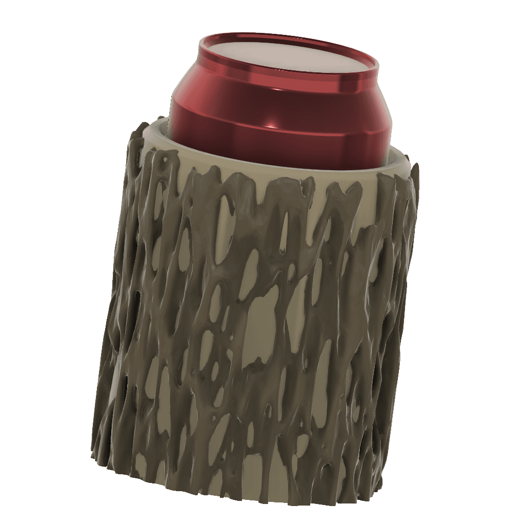 Log Koozie 3d model