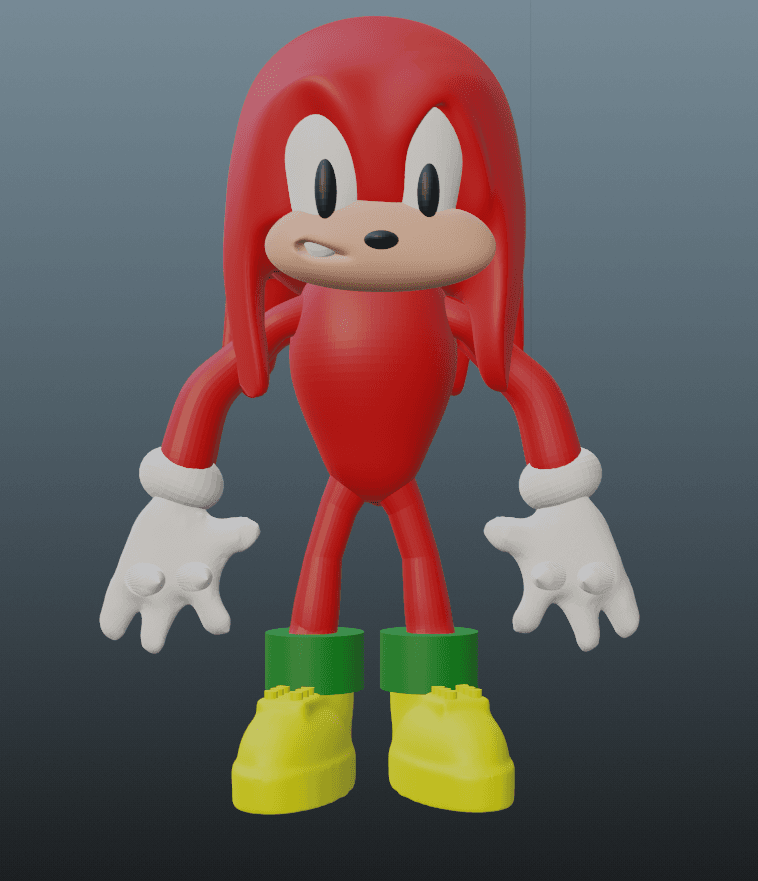 Knuckles 3d model