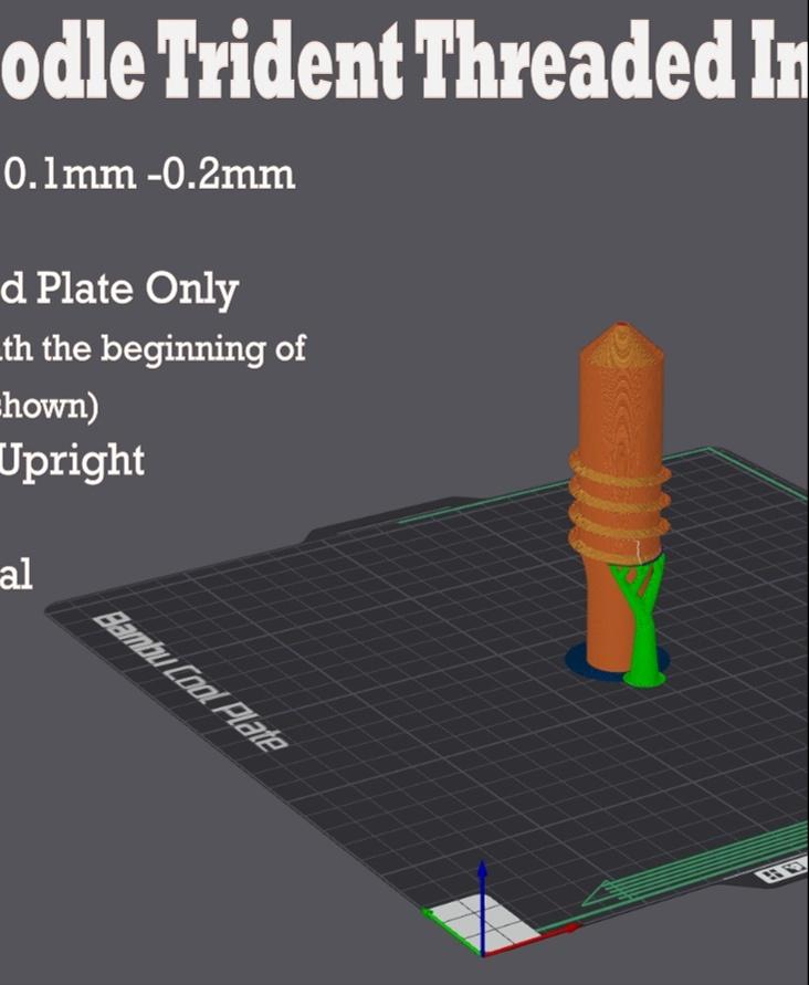 Pool Noodle Trident  3d model