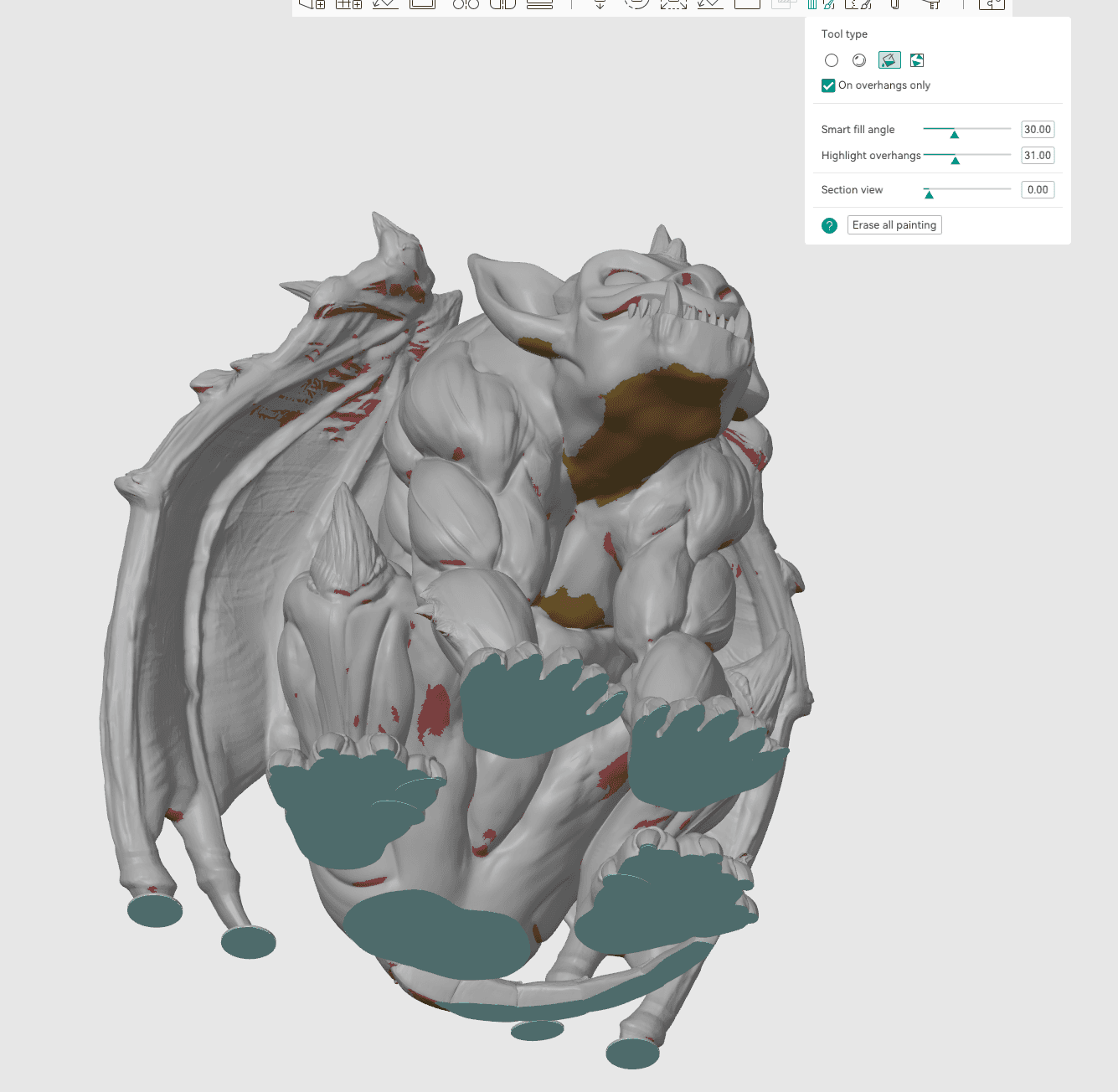 Gregor the Gargoyle Statue - Fable Creatures Collection 3d model