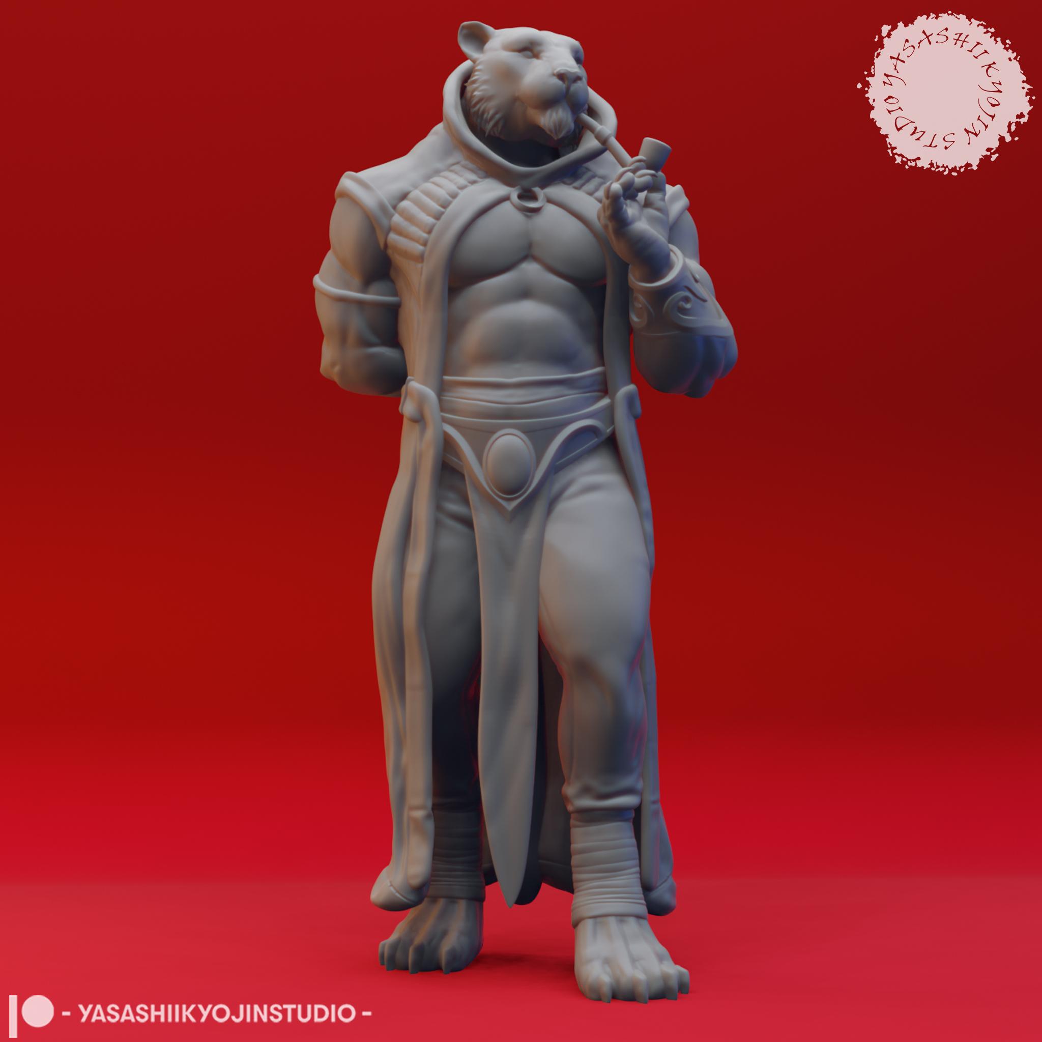 Rakshasa - Tabletop Miniature (Pre-Supported) 3d model