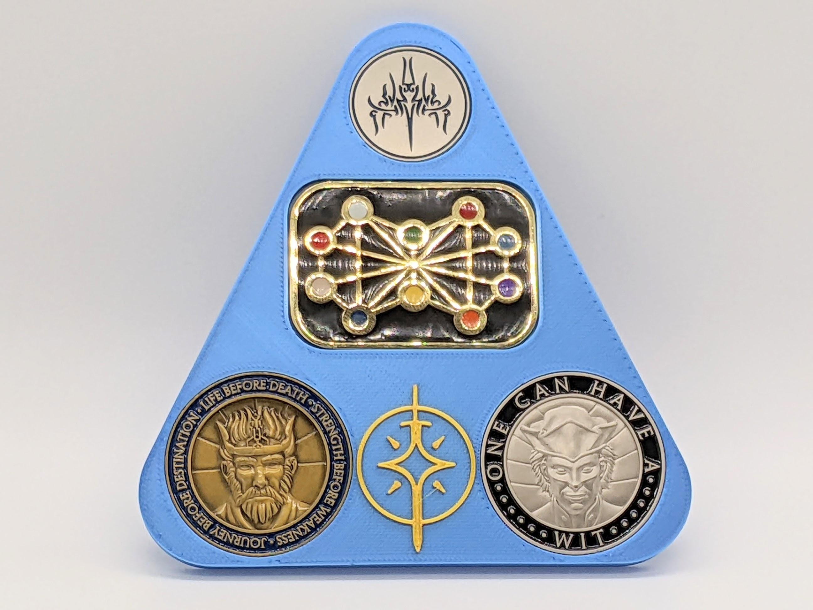 Way of Kings Kickstarter Coins & Pins Holder 3d model