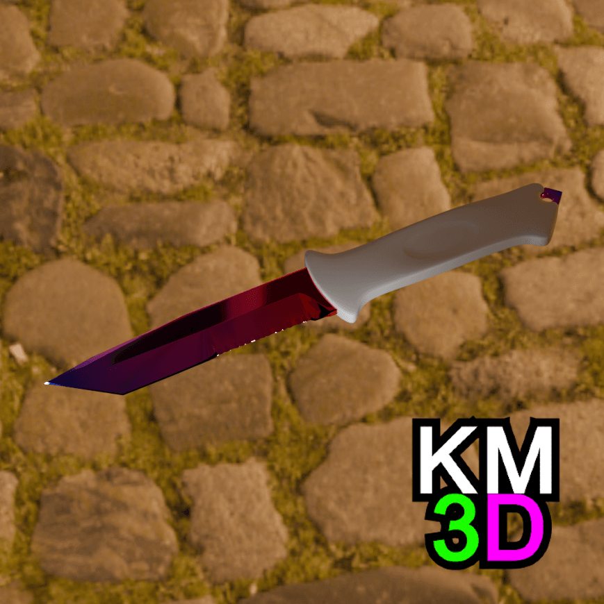 Ursus knife CSGO 3d model