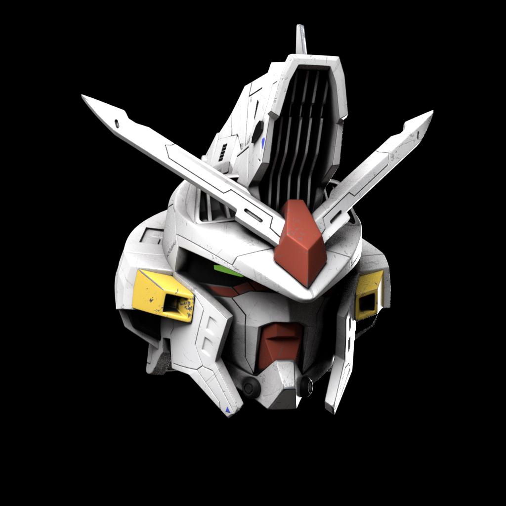 Gundam GP02 Helmet 3d model