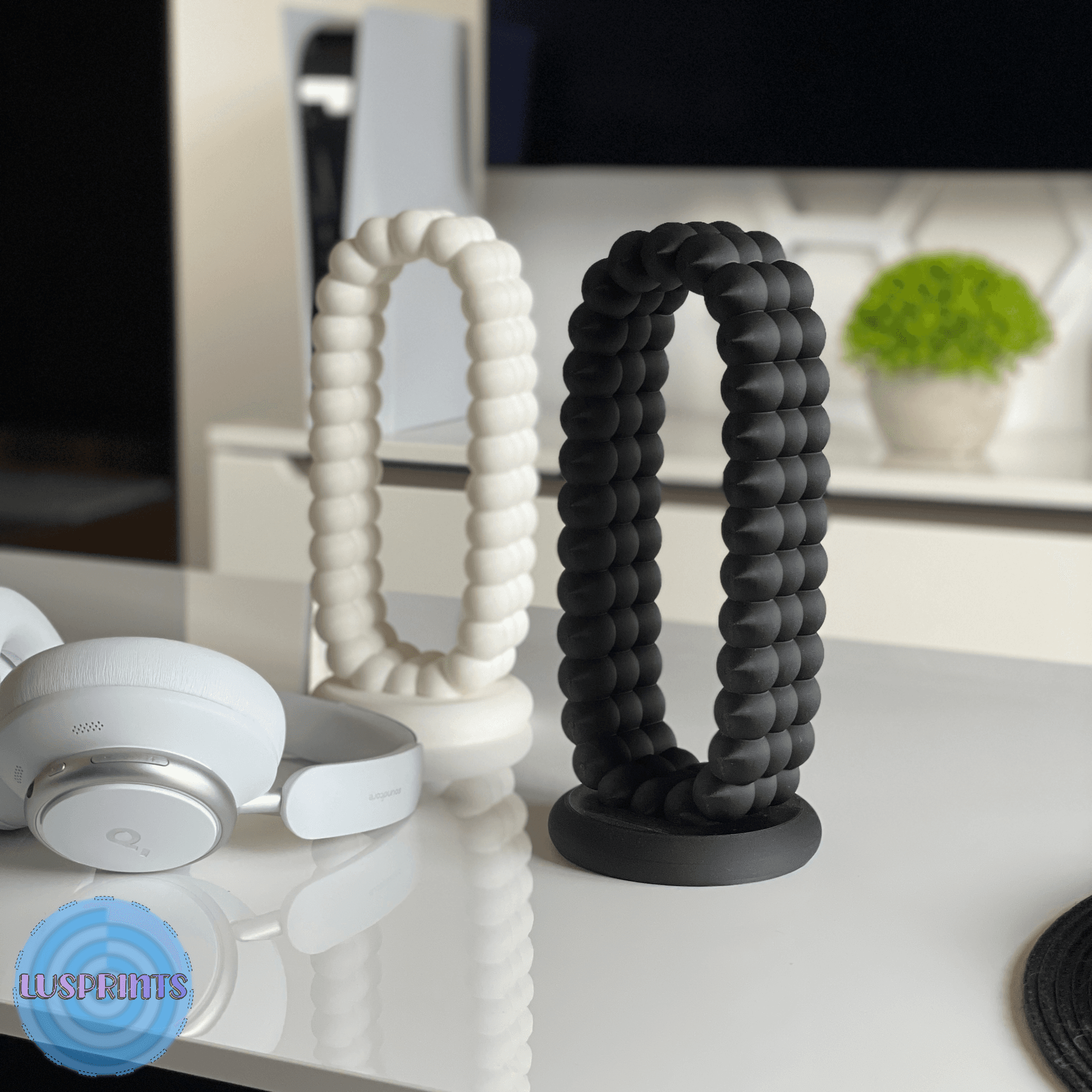 Headphone stand set 🎧 3d model