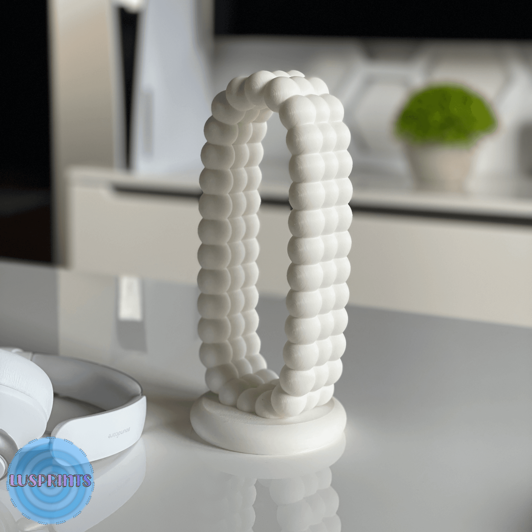 Headphone stand set 🎧 3d model