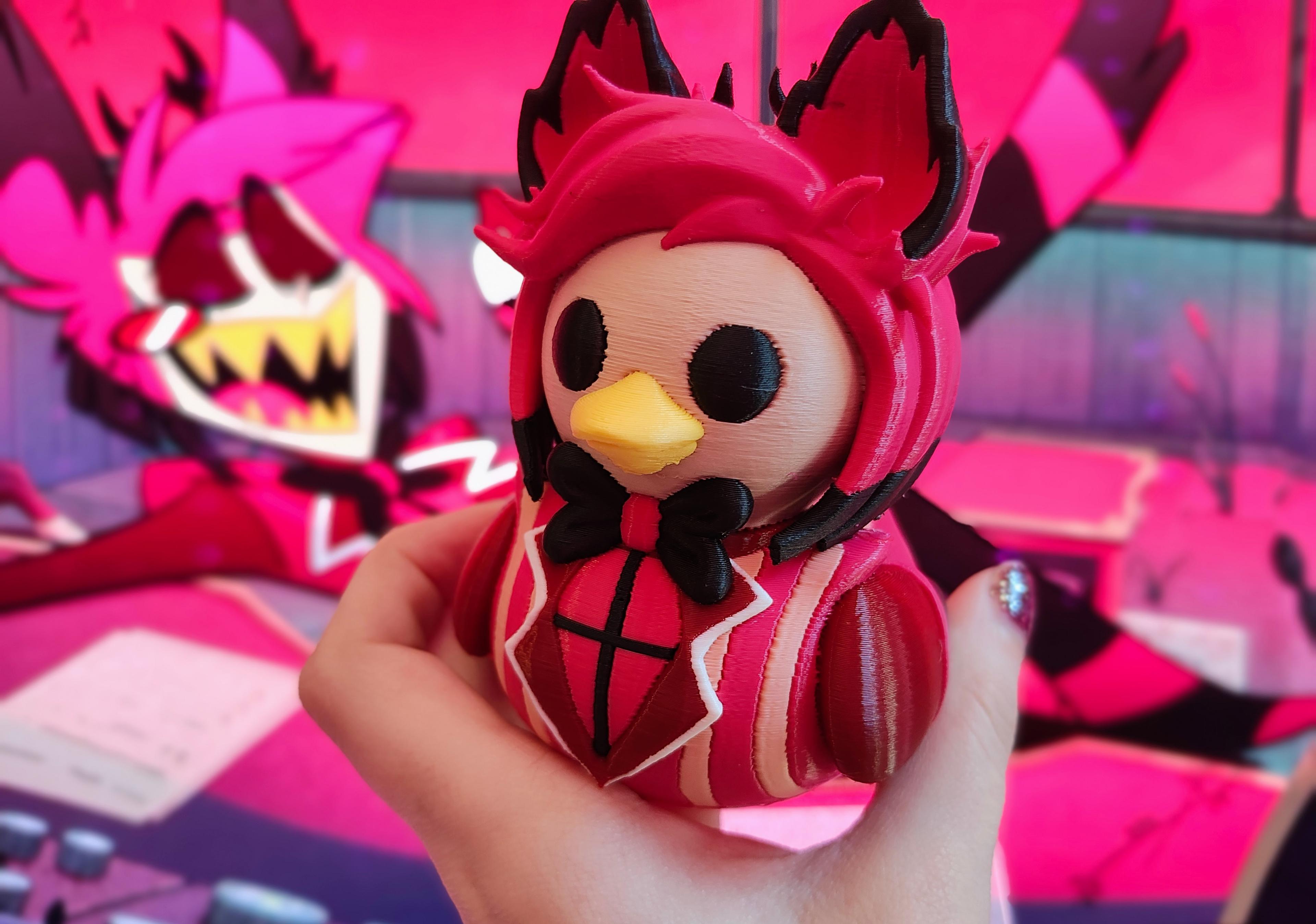 Alastor Duck - Hazbin Hotel Rubber Ducky 3d model