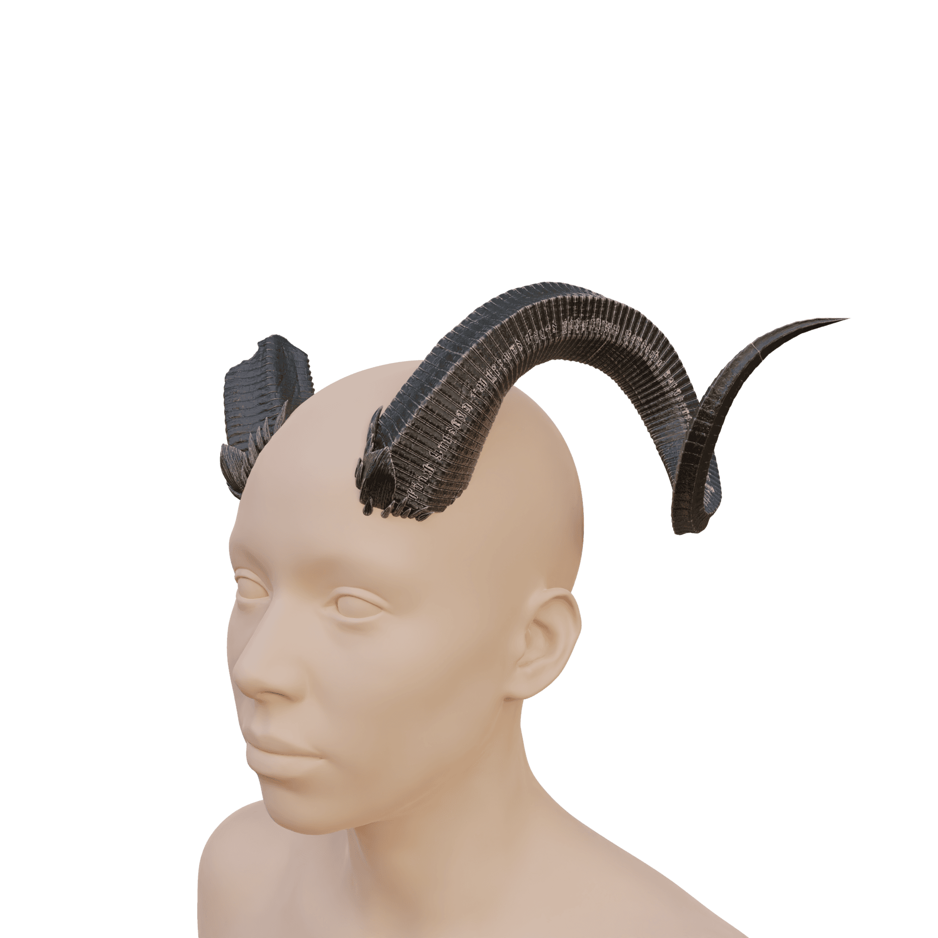 KARLACHS HORNS BALDURS GATE 3 3d model