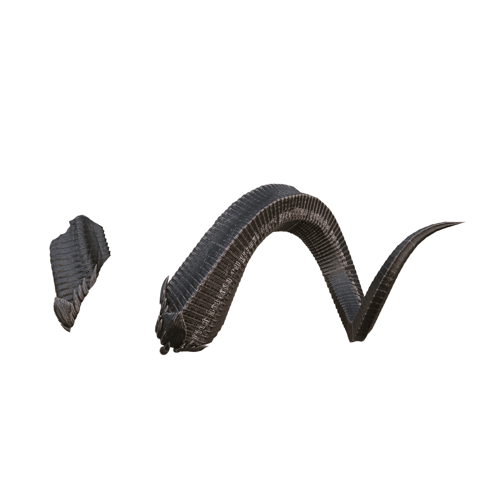 KARLACHS HORNS BALDURS GATE 3 3d model