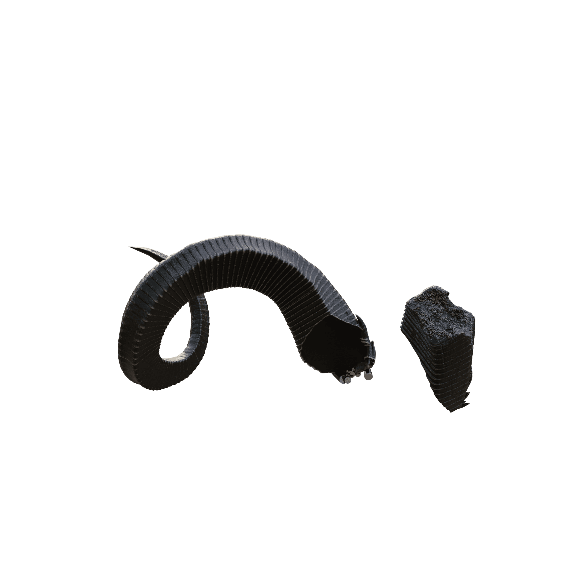 KARLACHS HORNS BALDURS GATE 3 3d model