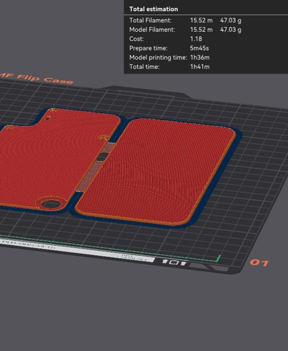 CMF Phone1 - Flip Case.stl 3d model