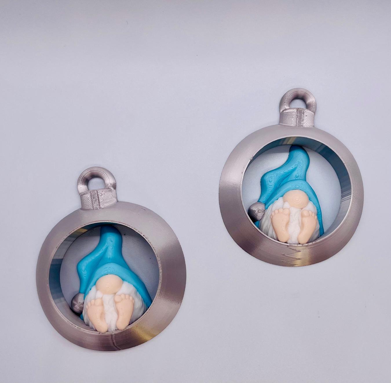 Gnome Ornament Set 3d model