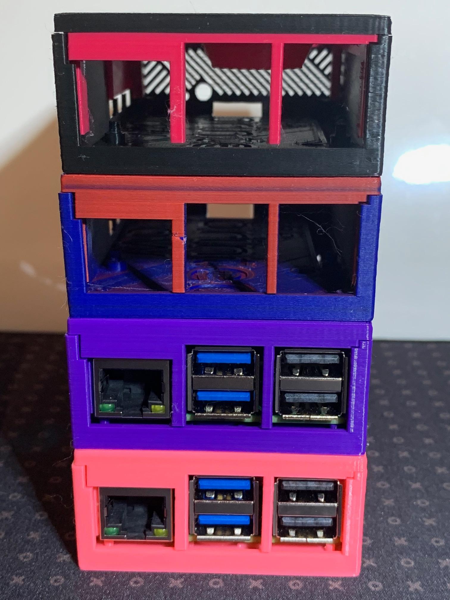 Retro Raspberry Pi 5 Case (Snap Fit) 3d model