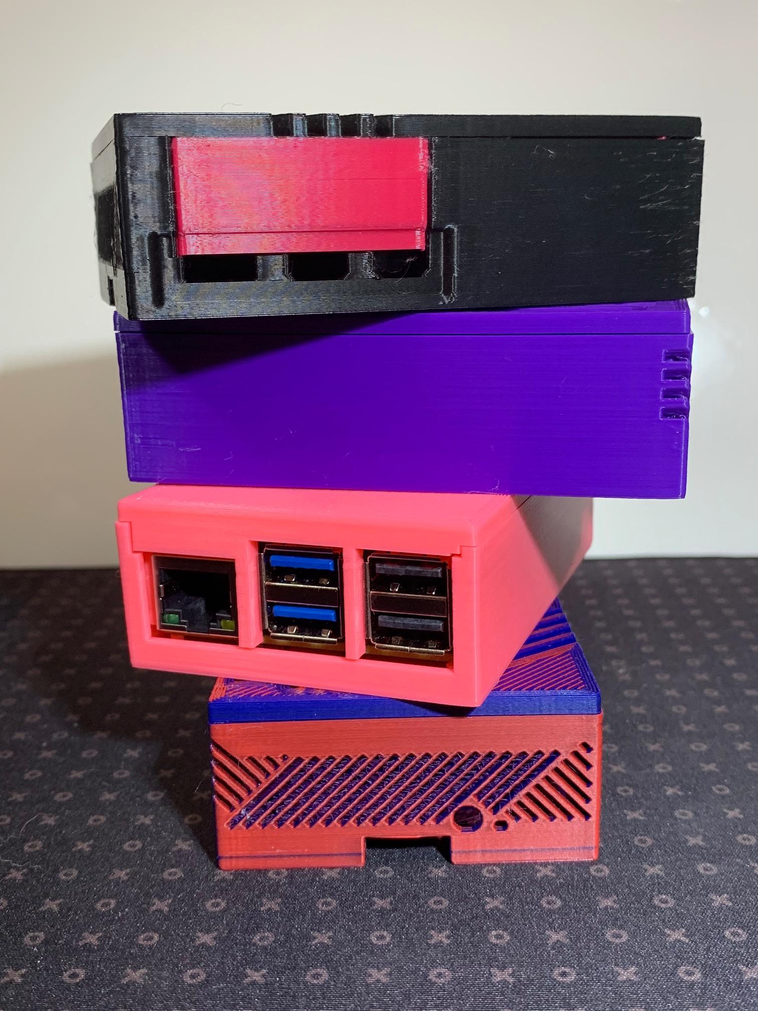 Retro Raspberry Pi 5 Case (Snap Fit) 3d model