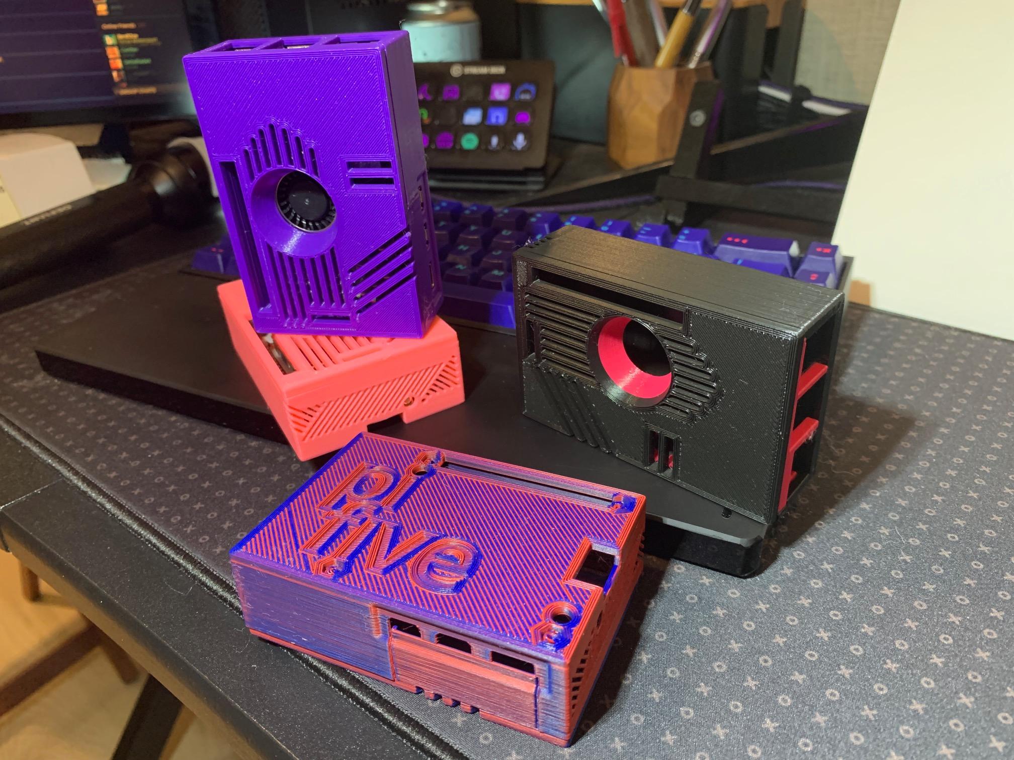 Retro Raspberry Pi 5 Case (Snap Fit) 3d model