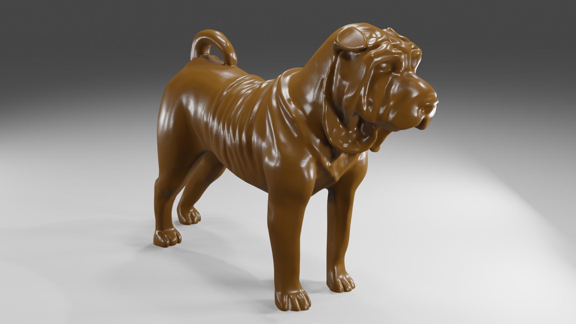 Shar-Peï 3d model