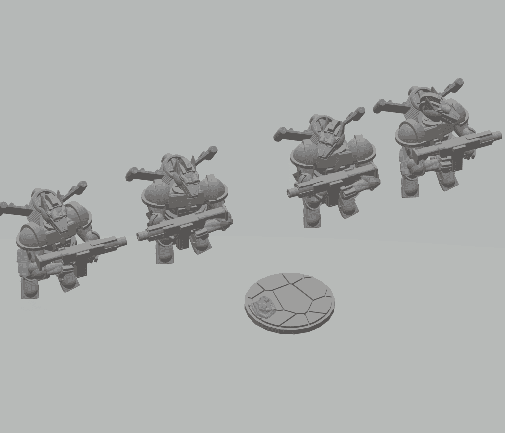 FHW Voidfang Voidstriders Troopers 3d model