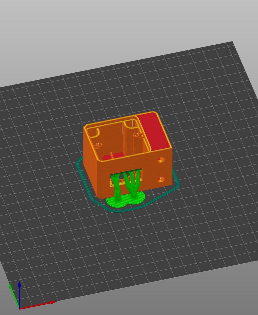 Y-axis motor mount 3d model