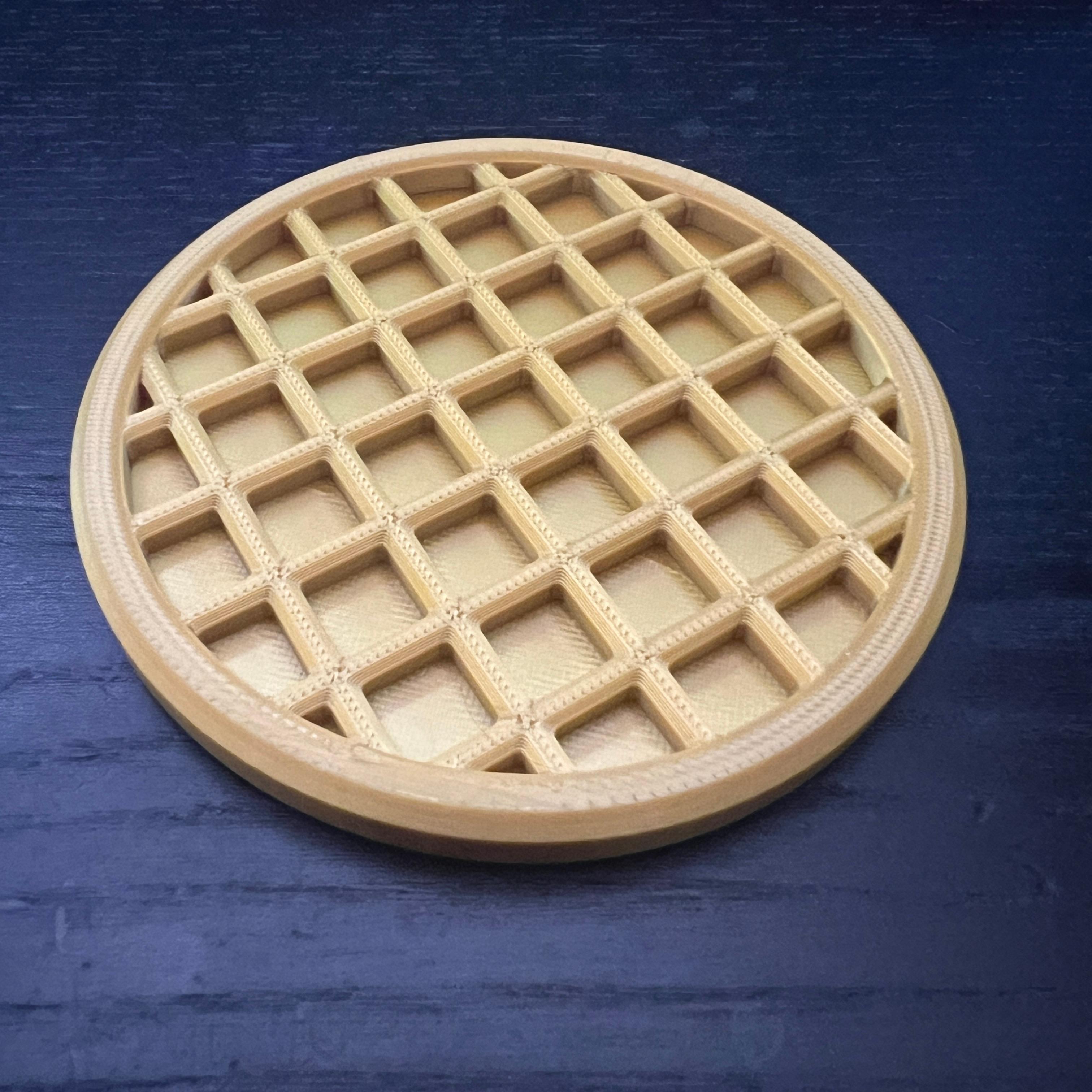 Waffle Coaster 3d model