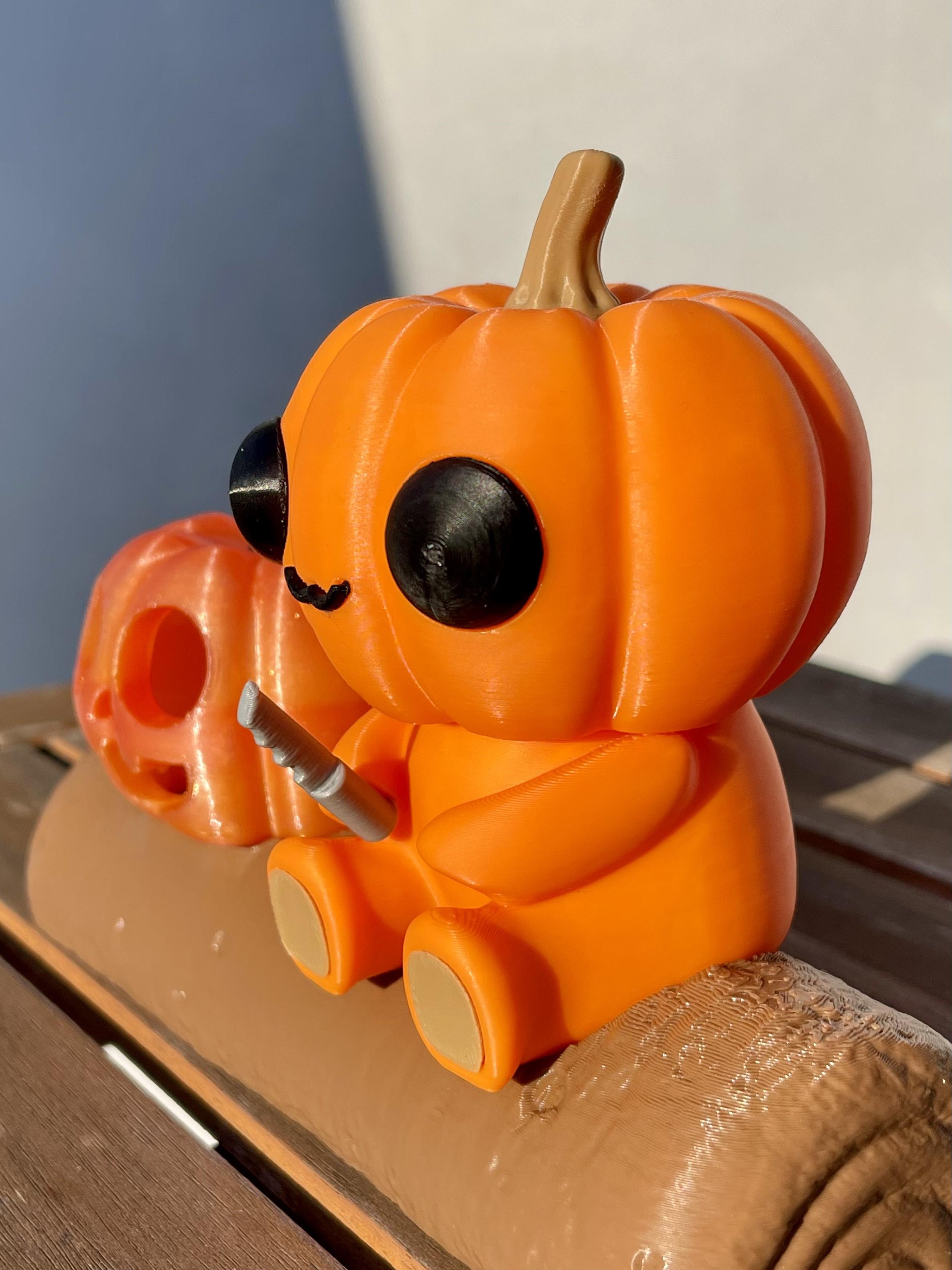 Pumpkin Patch Pal Tea Light Pumpkin Scene 3d model