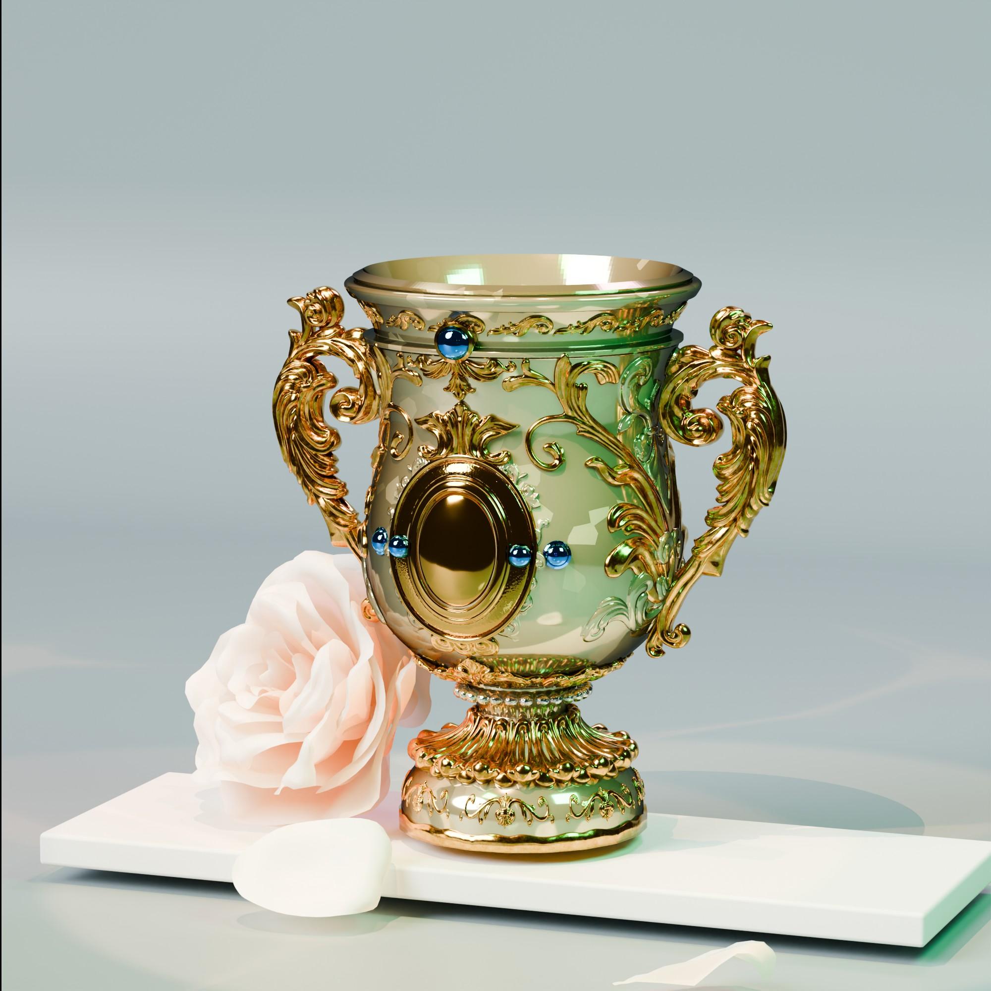 Royal Vase 3d model