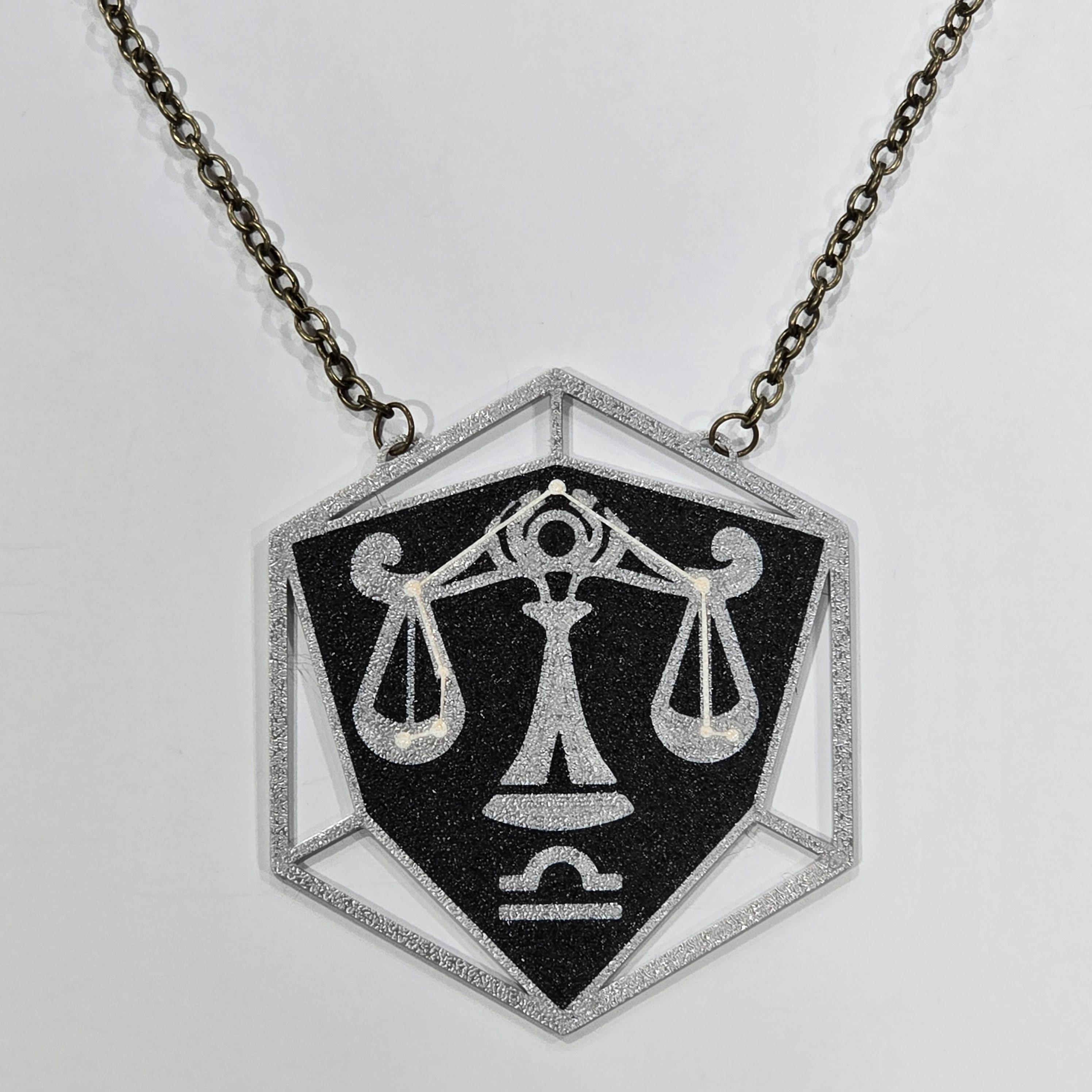 Libra Astrology Pendant 3d model