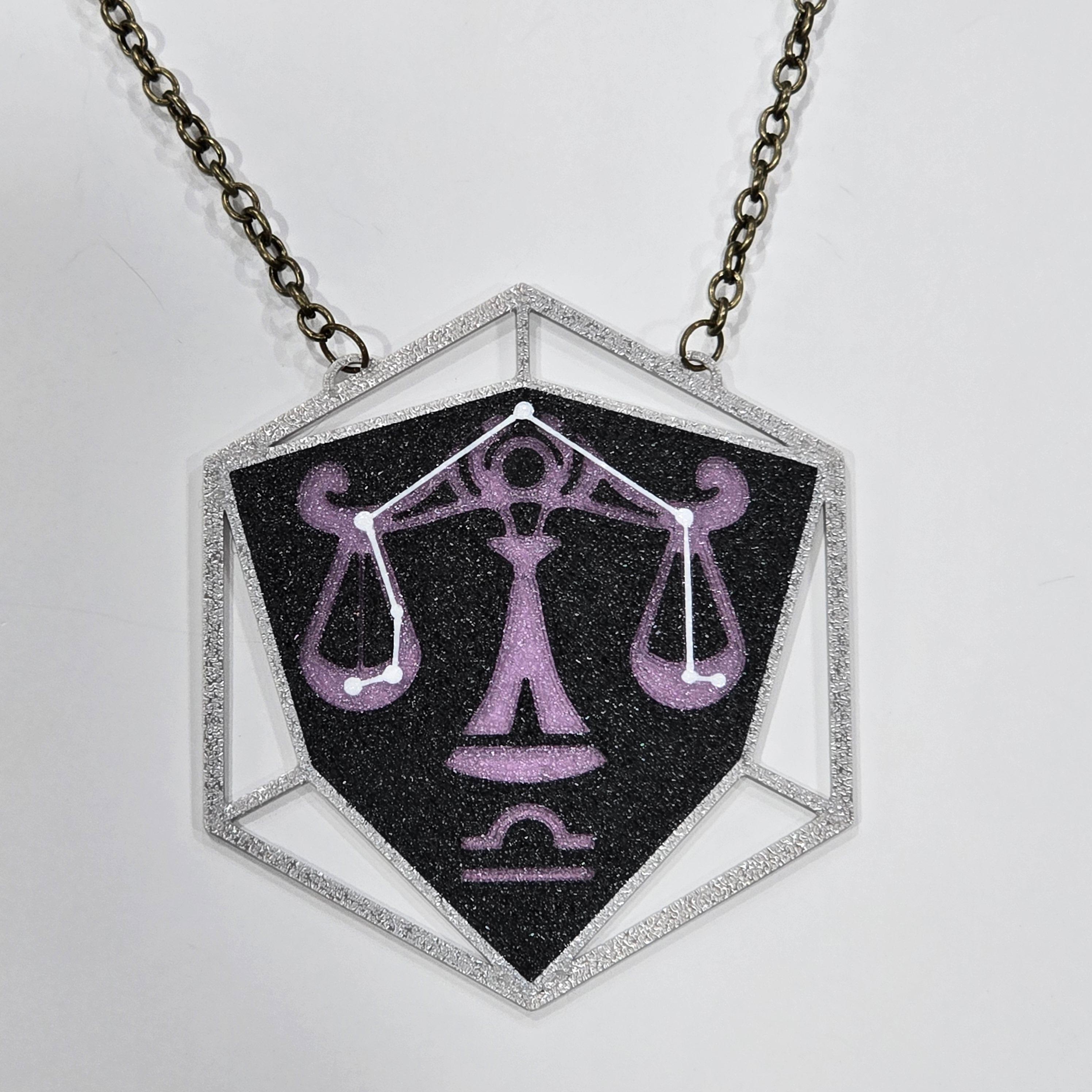 Libra Astrology Pendant 3d model