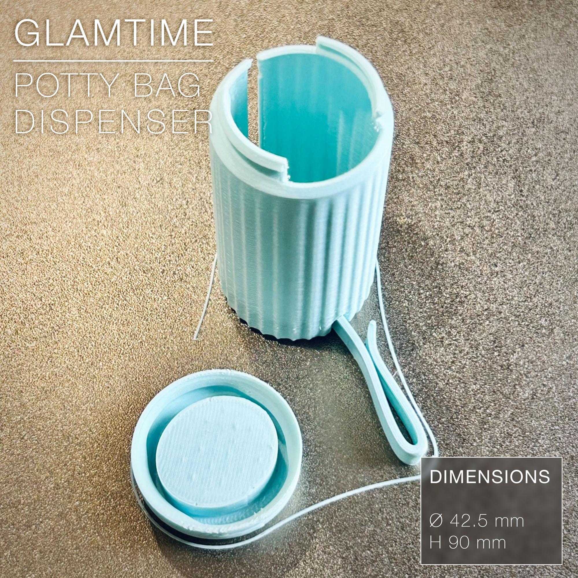 GLAMTIME  |  Dog potty bag dispenser 3d model