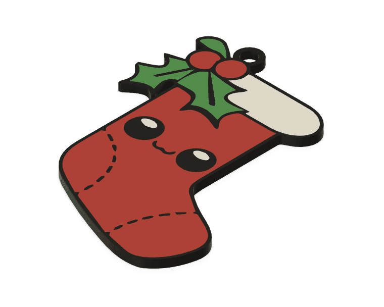 Christmas Pack: Sock I 3d model