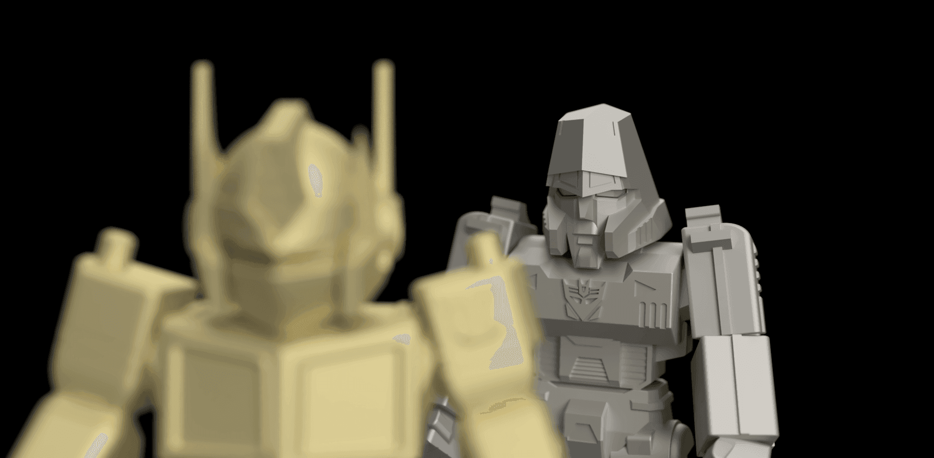 Transformers Megatron 3d model