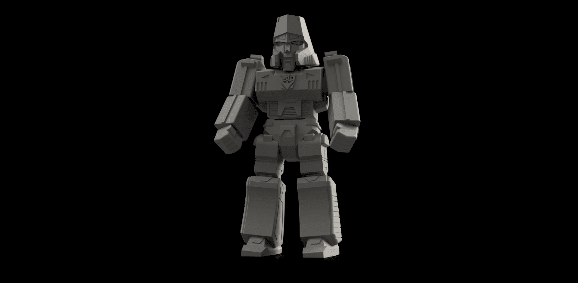 Transformers Megatron 3d model