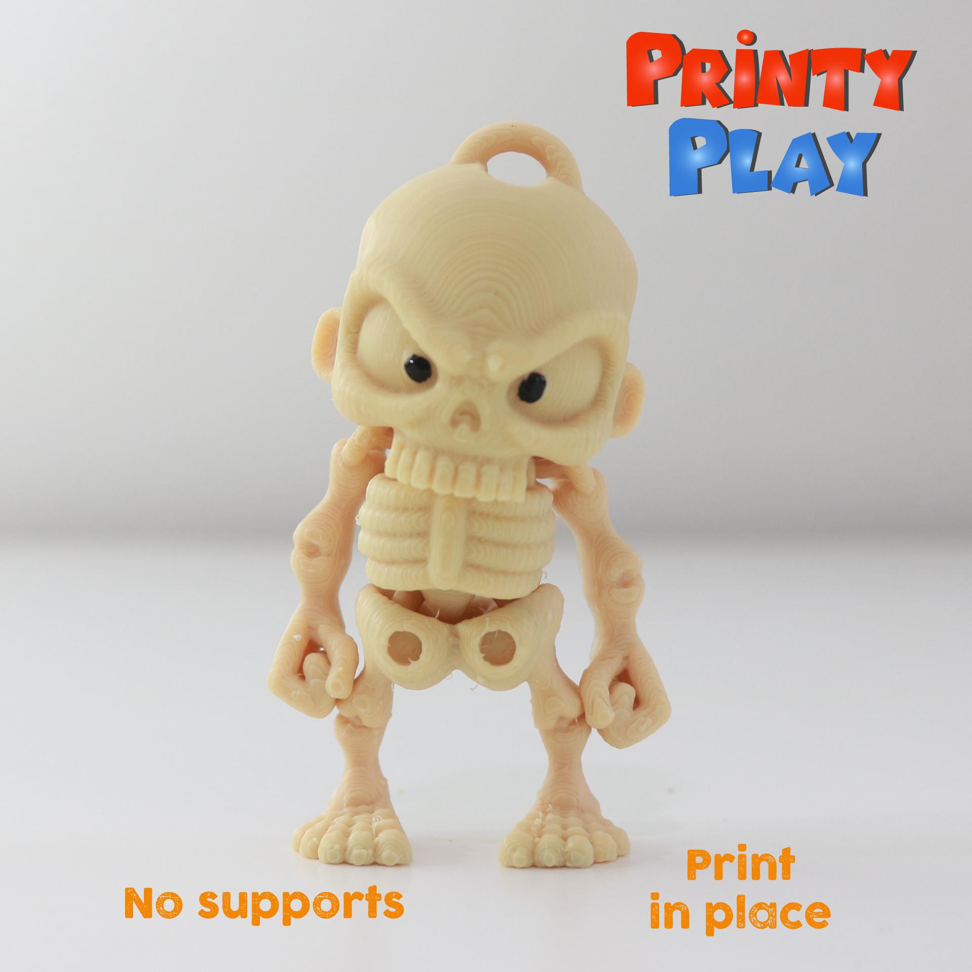 Grumpy Skeleton 3d model