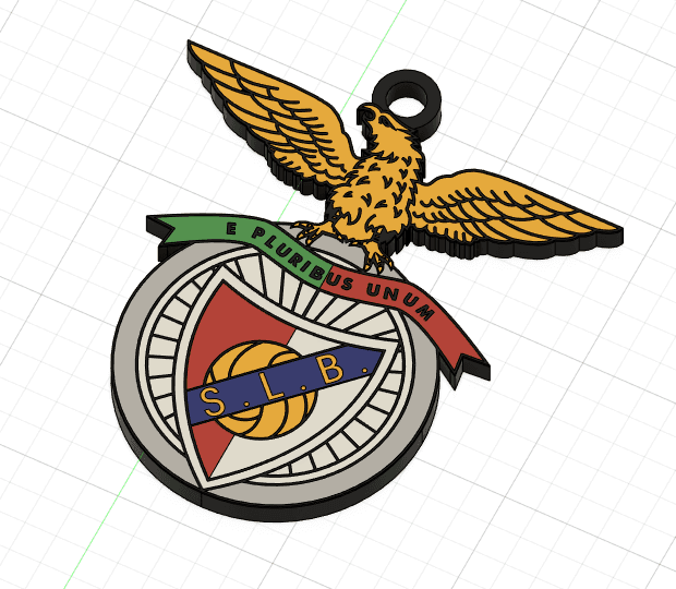 Keychain: Benfica I 3d model