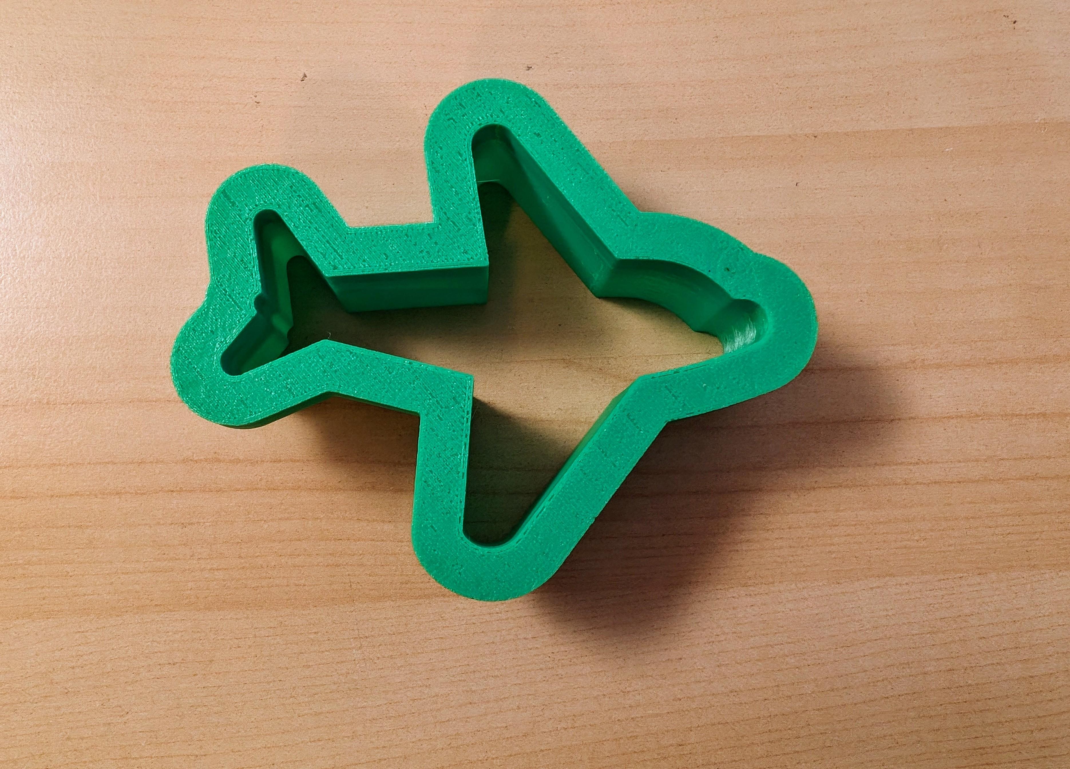 Airplane Cookie Cutter.stl 3d model