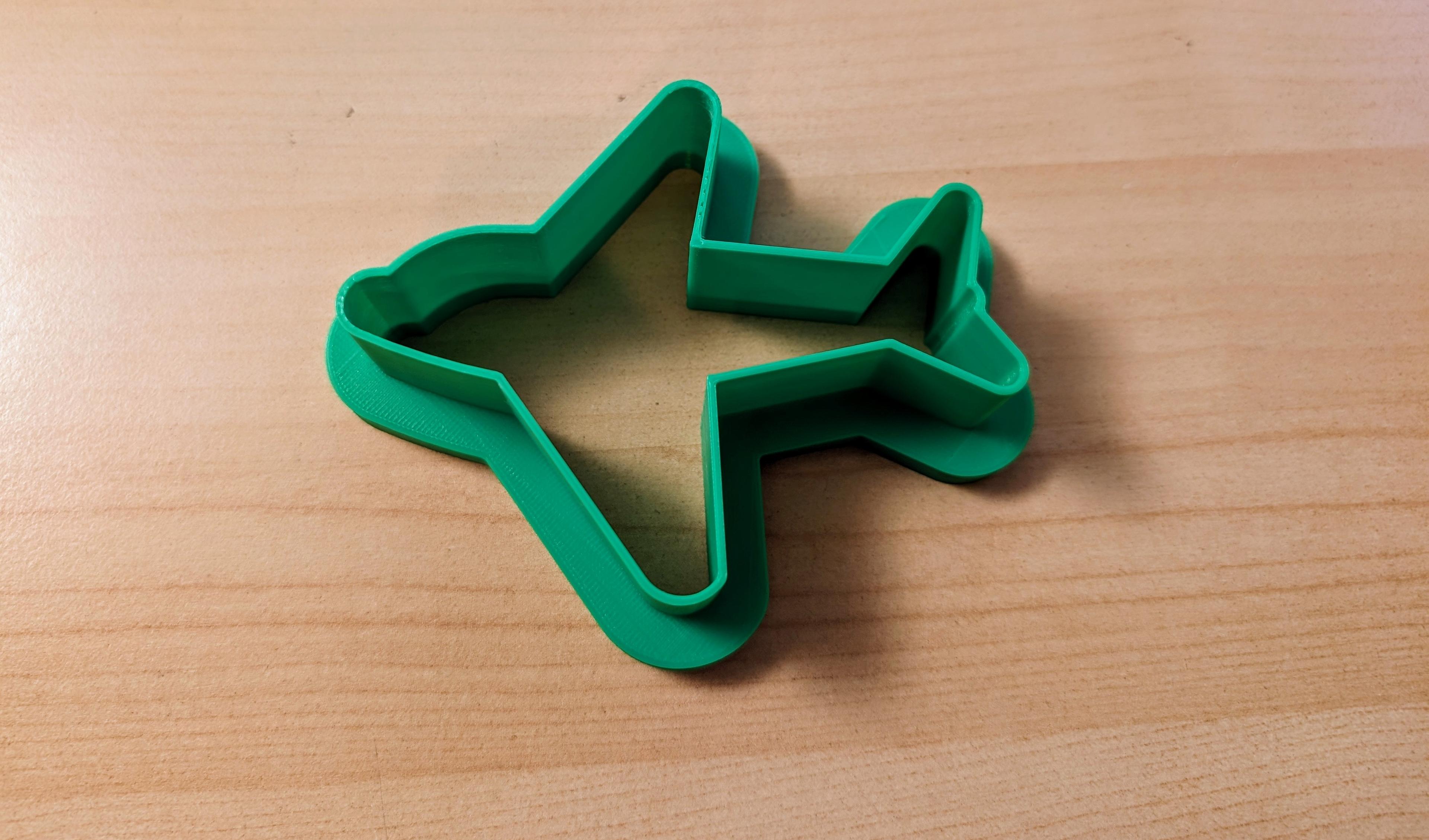 Airplane Cookie Cutter.stl 3d model