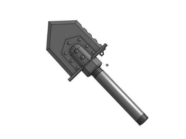 Warhammer 40K Darktide Shovel 3d model