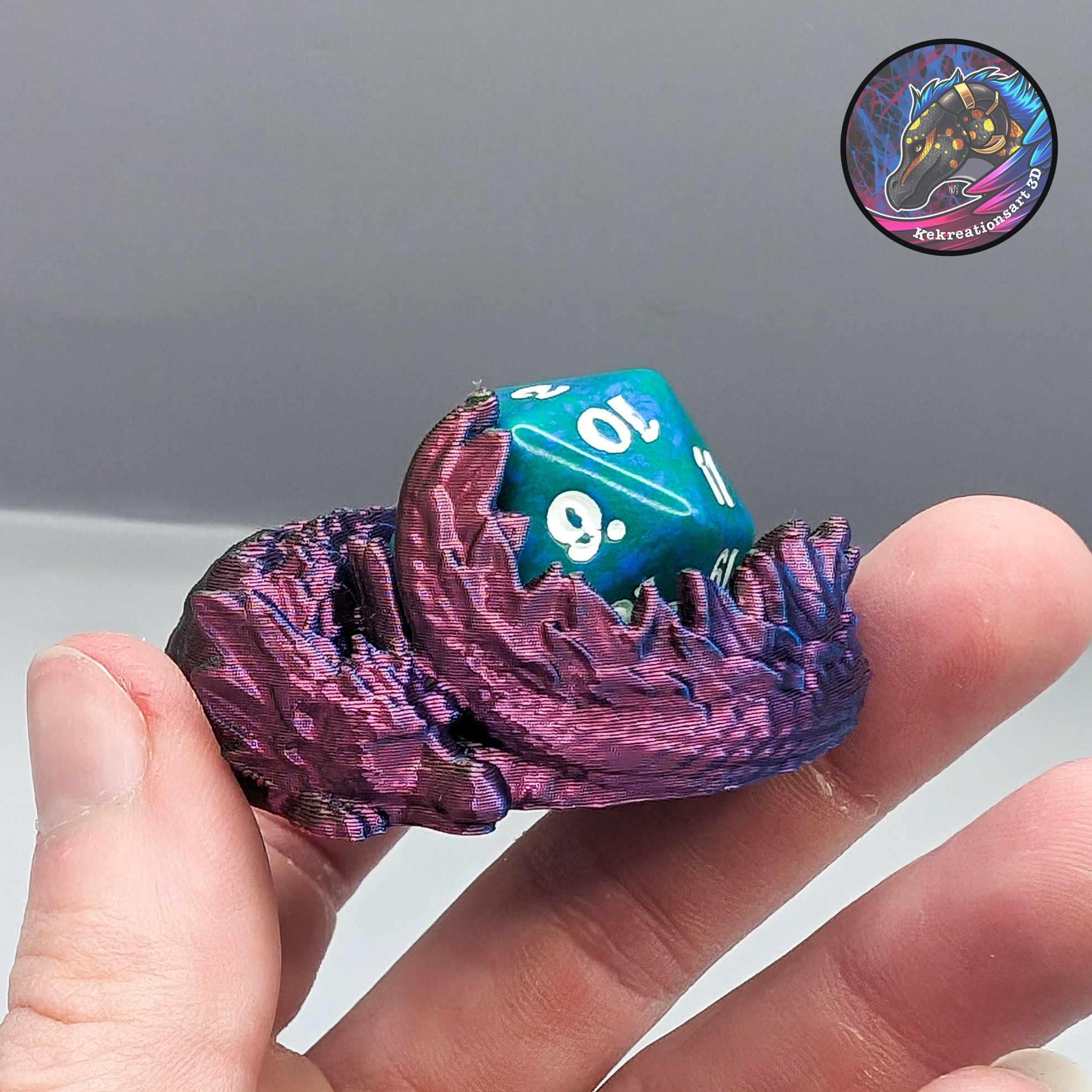 Feather Dragon Dice Guardian 3d model