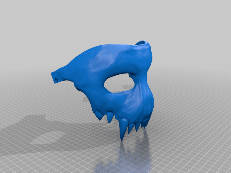 Skully the articulated mask 3d model