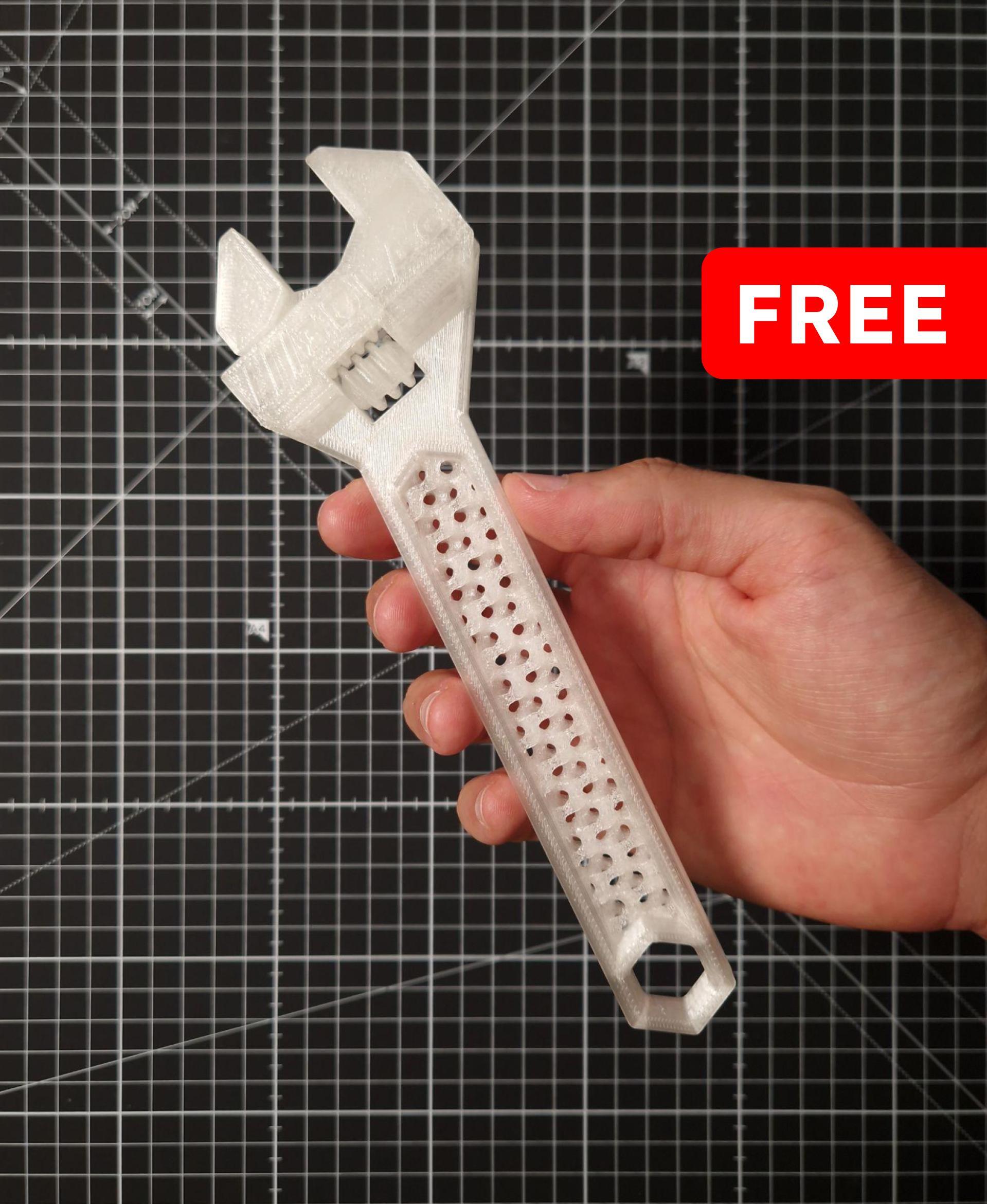 Wrench - 3D printable tool 3d model