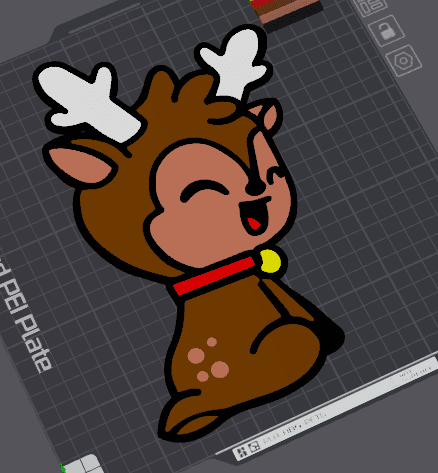 Christmas Pack: Reindeer II 3d model