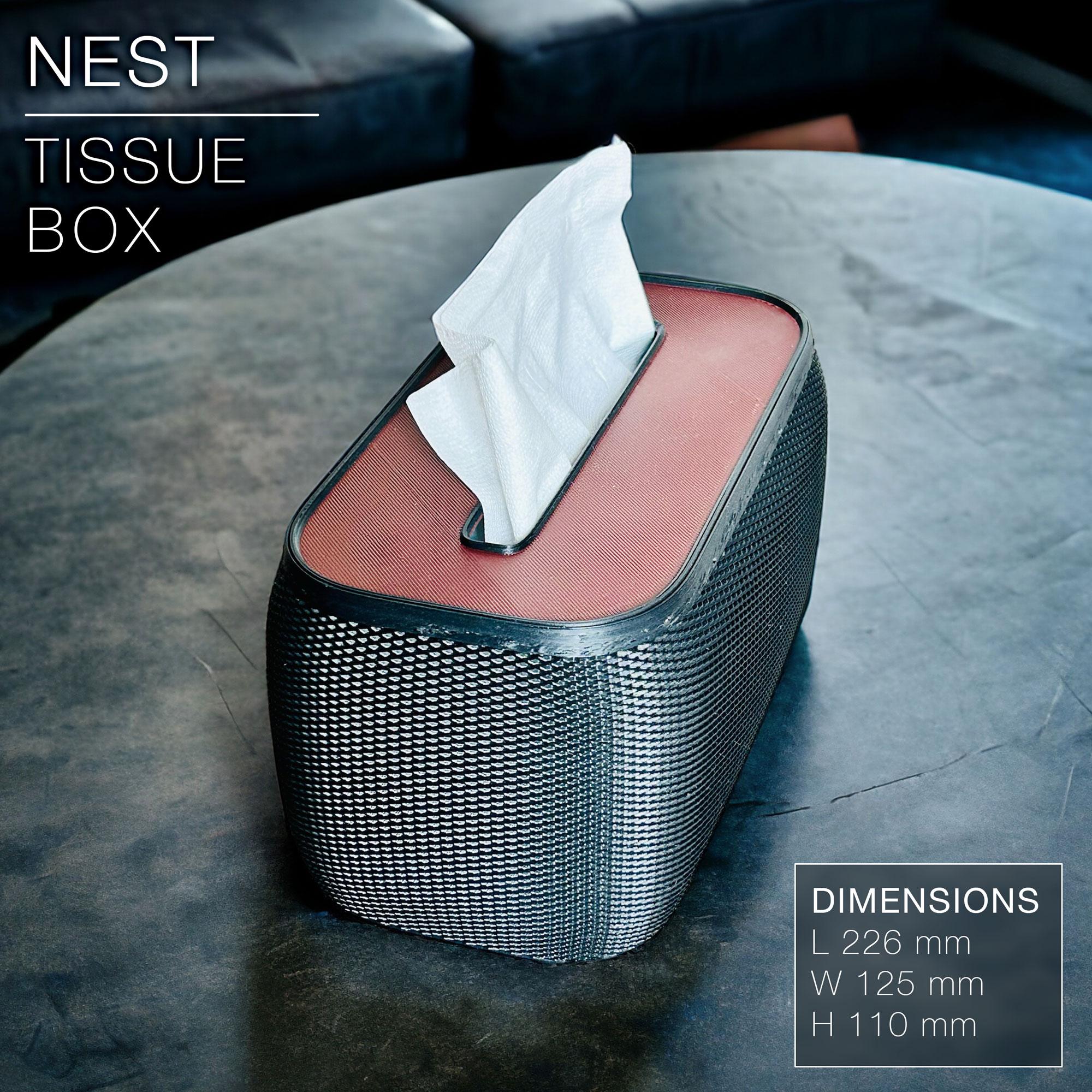 NEST  |  Wicker Tissue Box 3d model