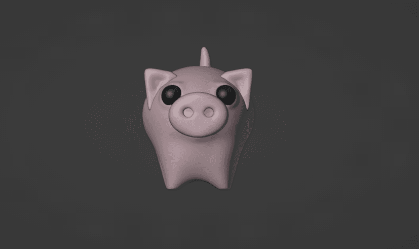 piggy  3d model