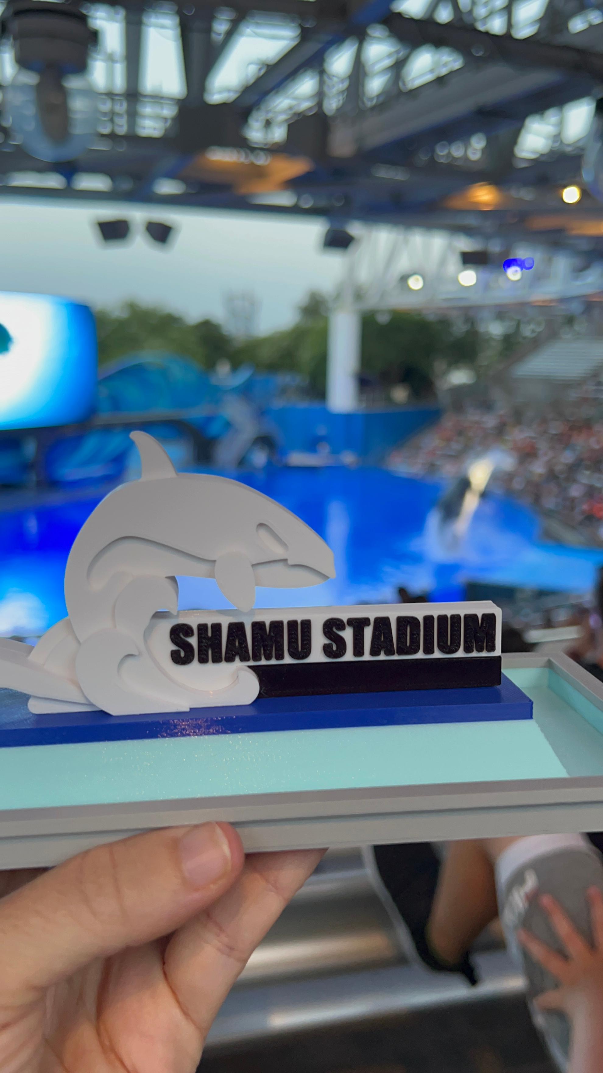 Shamu Stadium Fountain Replica  3d model