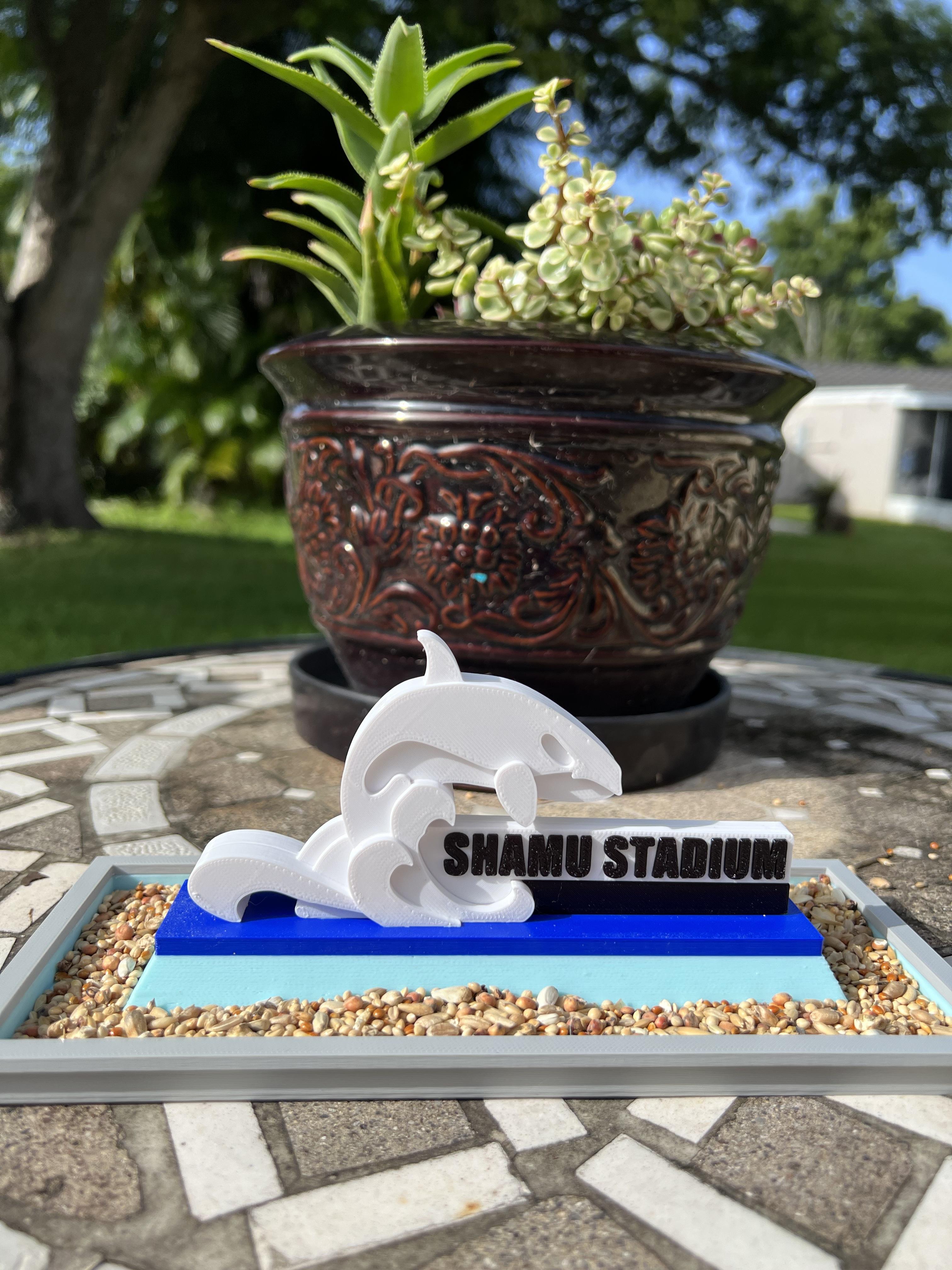 Shamu Stadium Fountain Replica  3d model