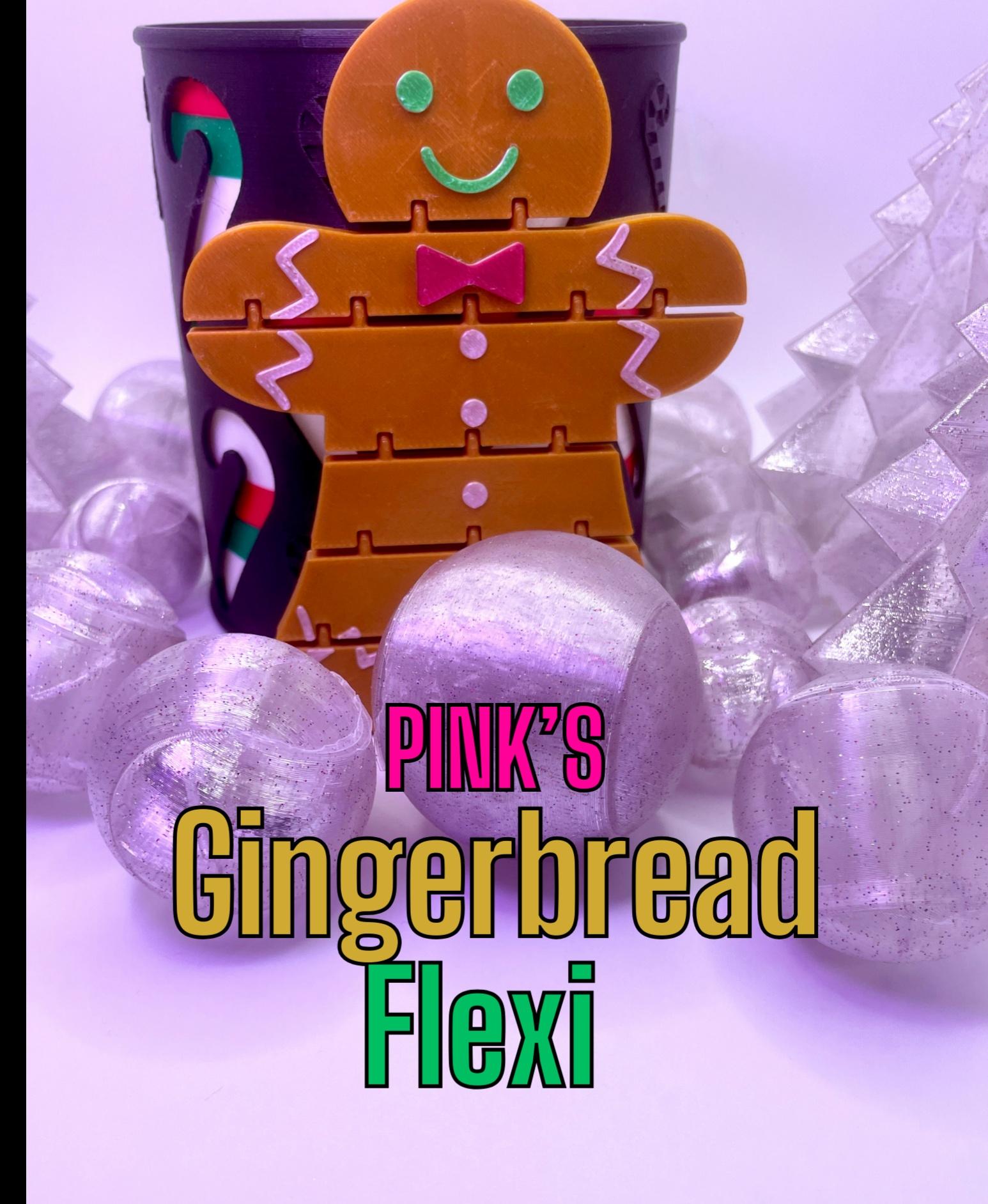 Gingerbread man flexi - He is small and flexi and yummy-looking! - 3d model
