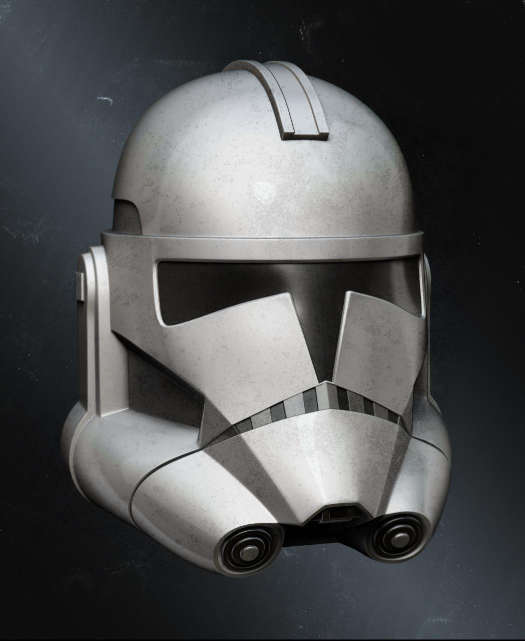 Phase 2 Animated Clone Helmet 3d model