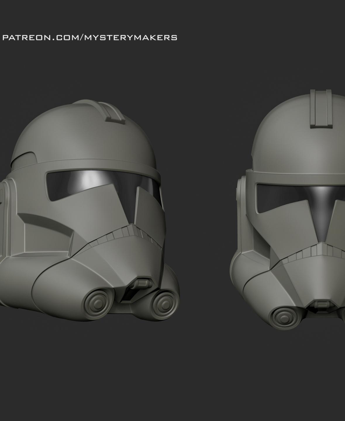 Phase 2 Animated Clone Helmet 3d model